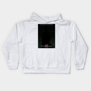 The matrix minimalist artworl Kids Hoodie